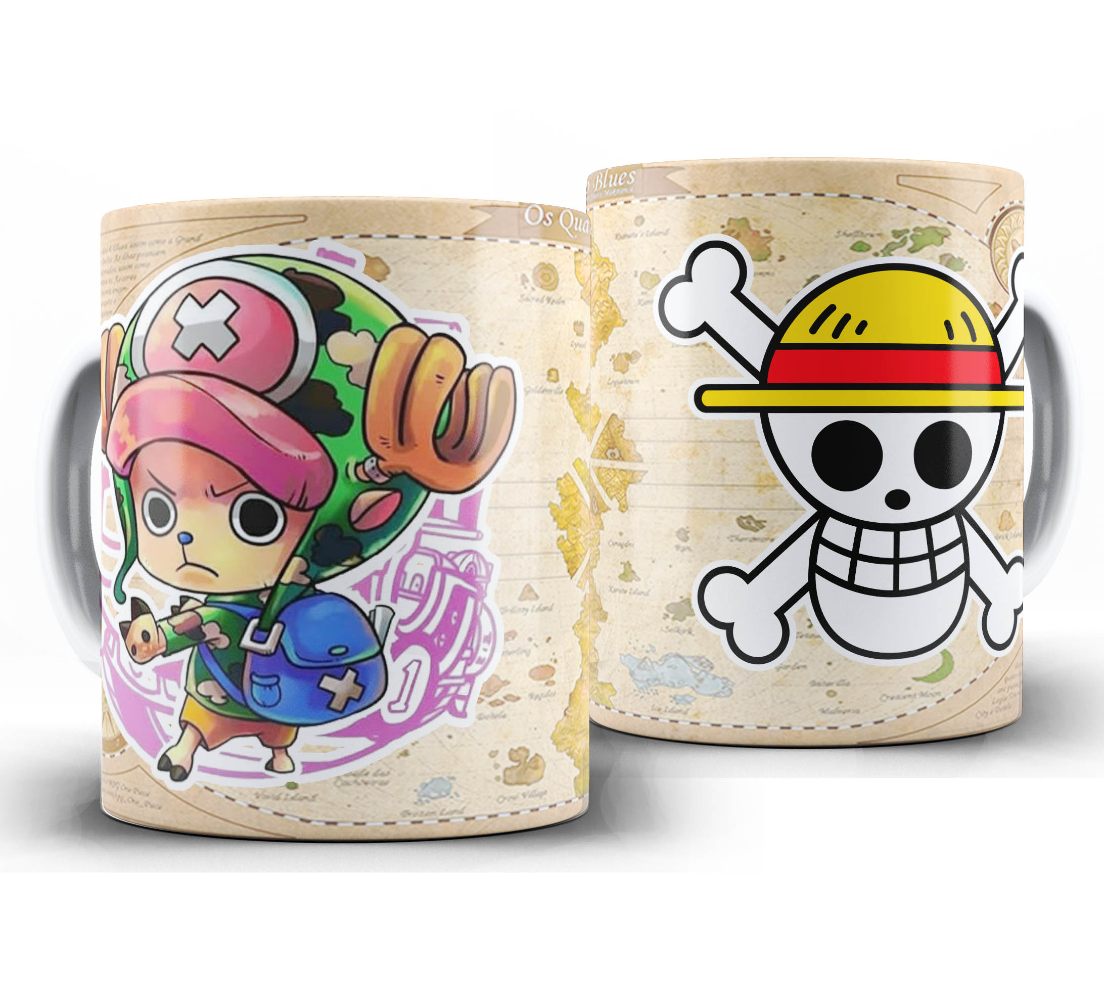 Caneca Anime - One Piece Chibi - Chapeu de Palha - Chopper